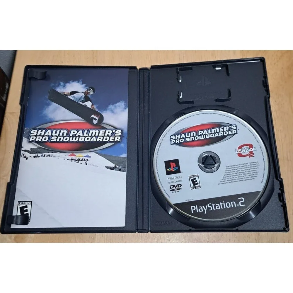 PS2 Lot of 3 Shaun Palmer's Pro Snowboard & NCAA Football 03 & NHL Face Off 01